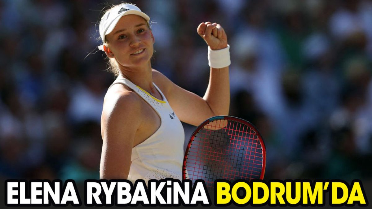 Elena Rybakina Bodrum'da. Karpuz yerken verdiği bikinili pozla olay yarattı