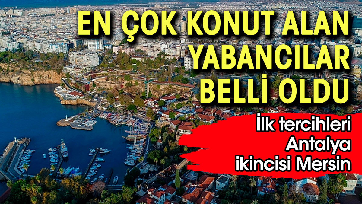 Türkiye'den en çok konut alan yabancılar belli oldu. Meğer Araplar değilmiş