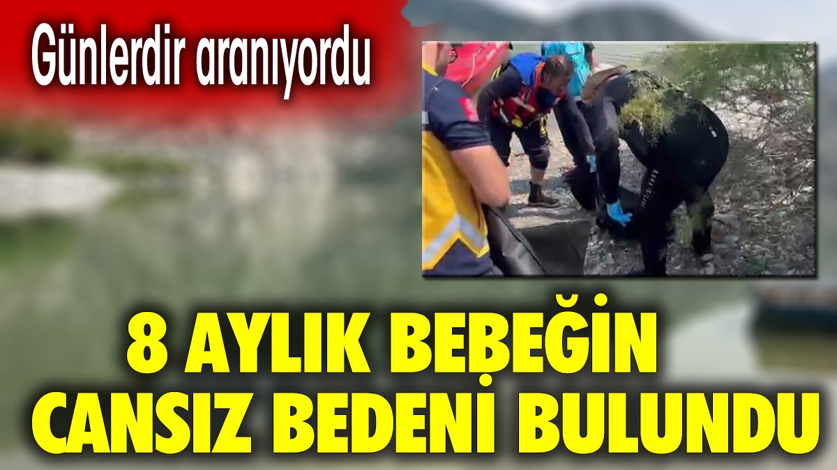 8 aylık bebeğin cansız bedeni bulundu... Günlerdir aranıyordu