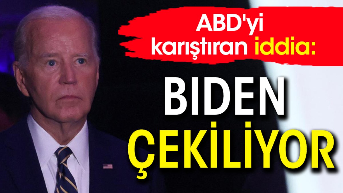 ABD'yi karıştıran iddia: Biden çekiliyor