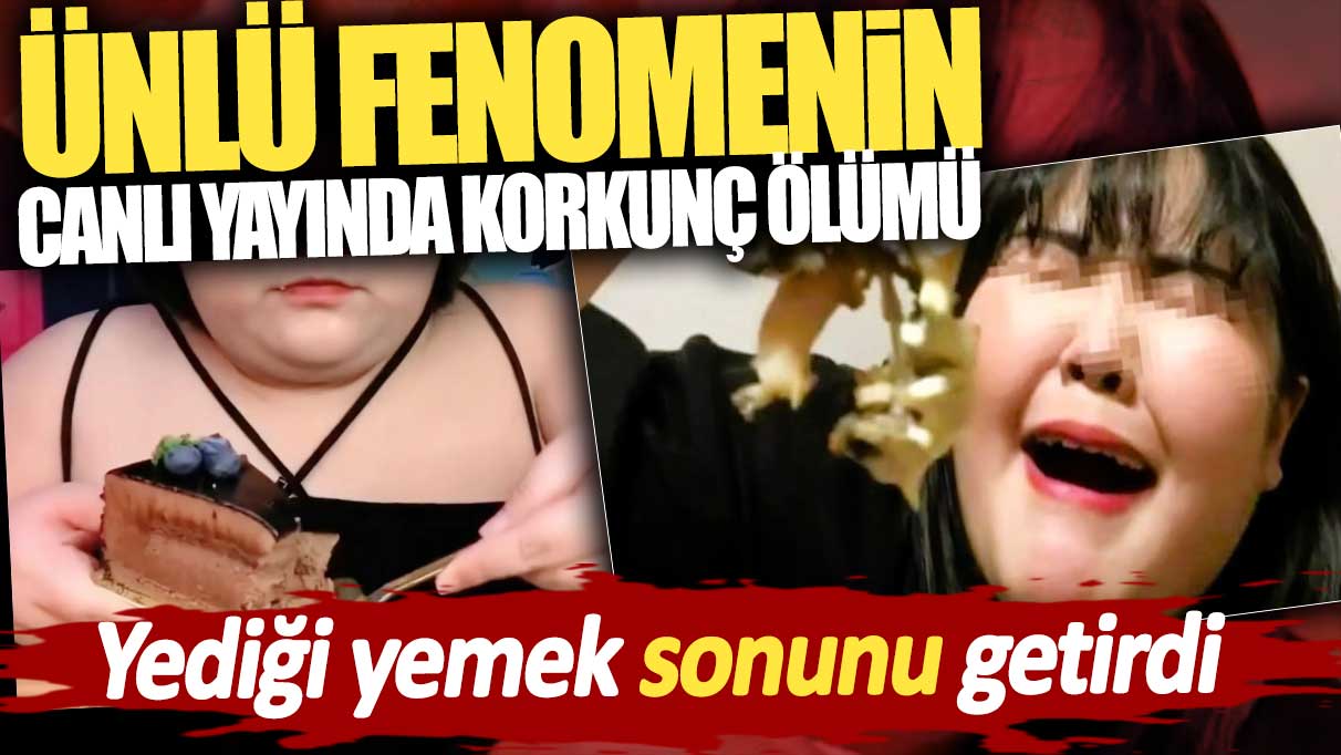 Ünlü fenomenin canlı yayında korkunç ölümü. Yediği yemek sonunu getirdi