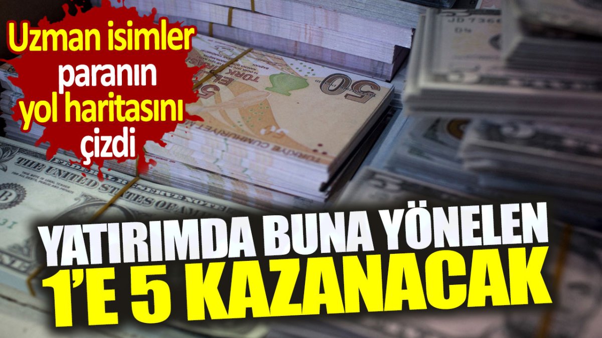 Uzman isimler paranın yol haritasını çizdi. Yatırımda buna yönelen 1'e 5 kazanacak