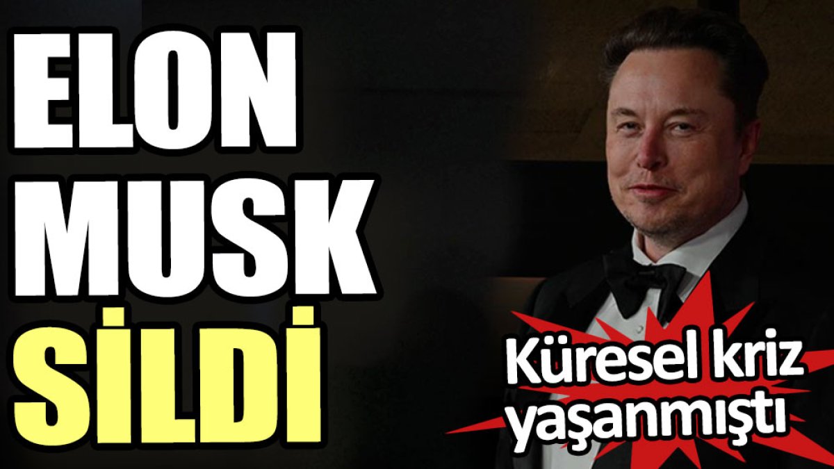 Elon Musk tüm sistemleri sildi