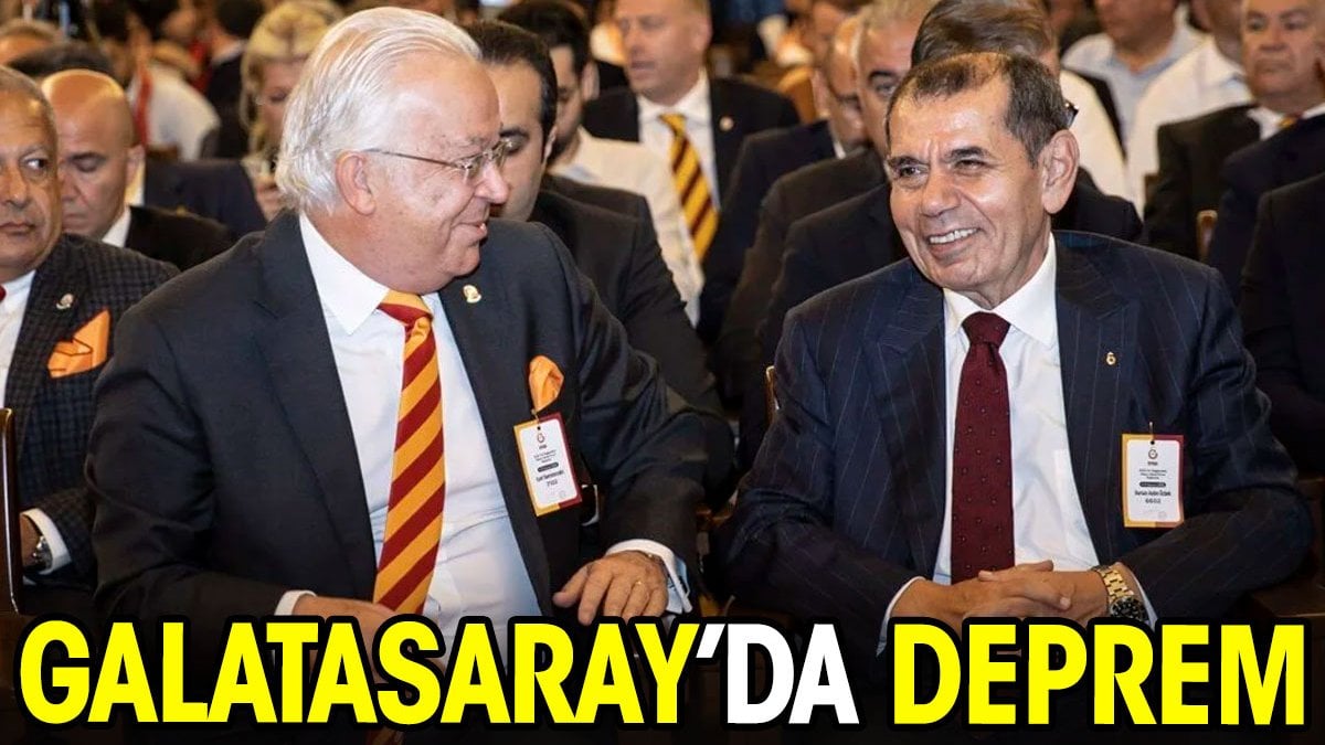 Galatasaray'da deprem