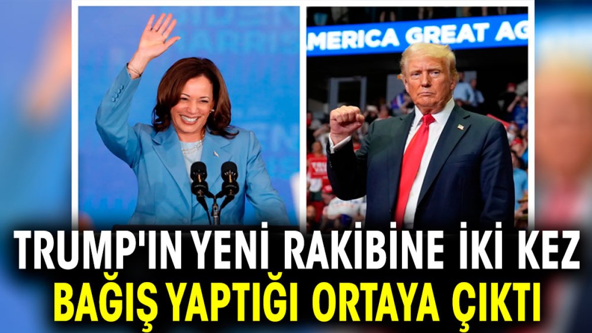 Trump'ın yeni rakibine iki kez bağış yaptığı ortaya çıktı