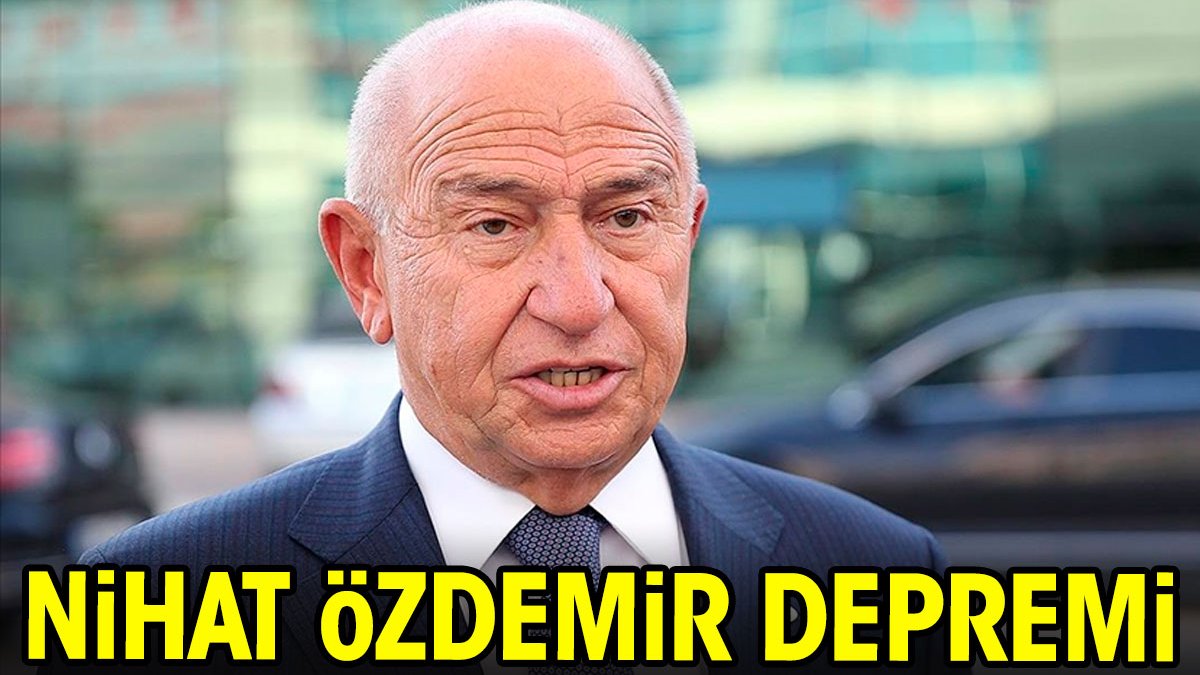 Nihat Özdemir depremi