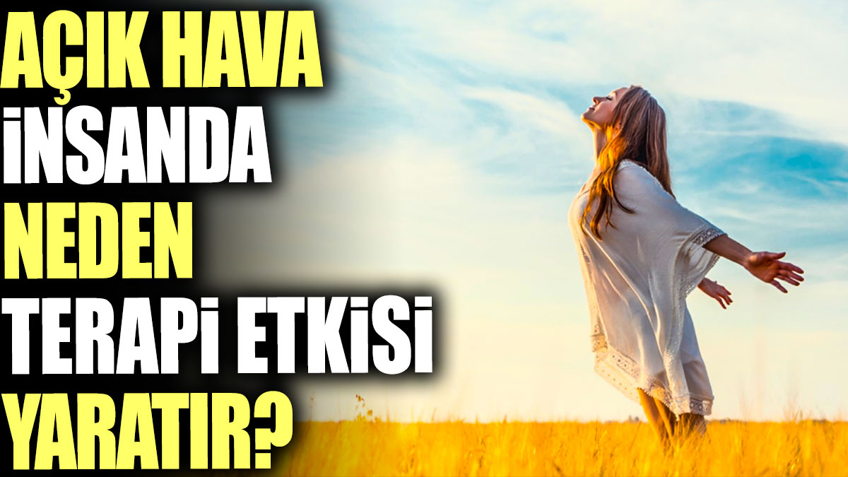 Açık hava insanda neden terapi etkisi yaratır?