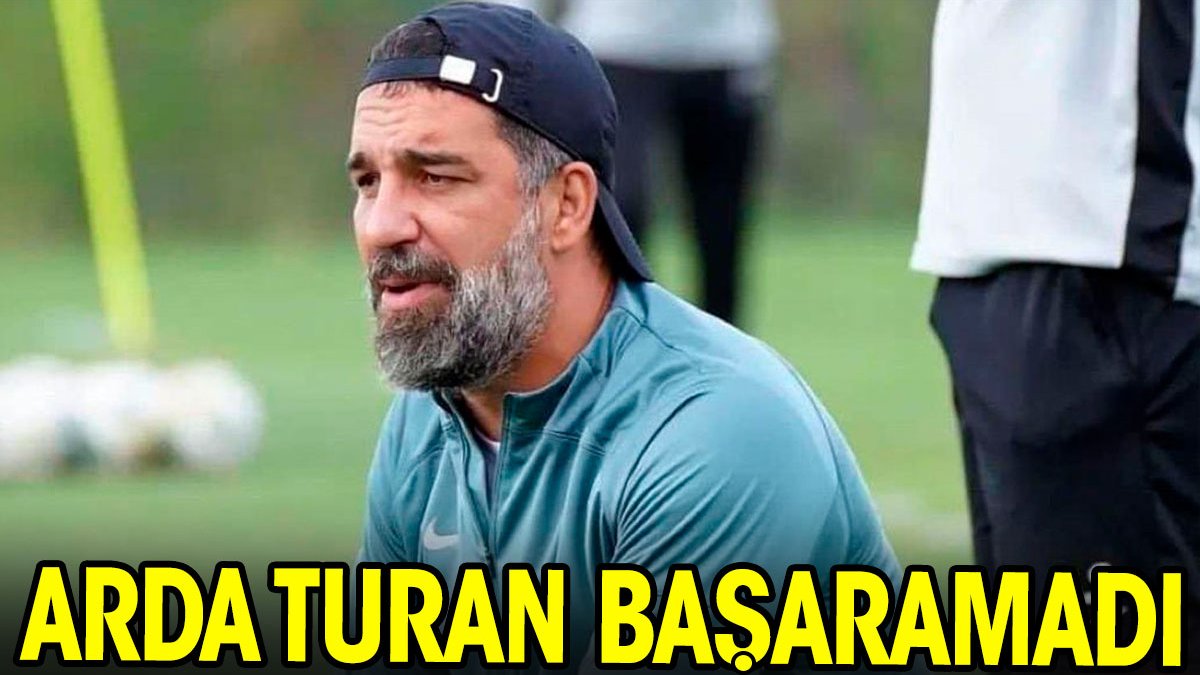 Arda Turan başaramadı