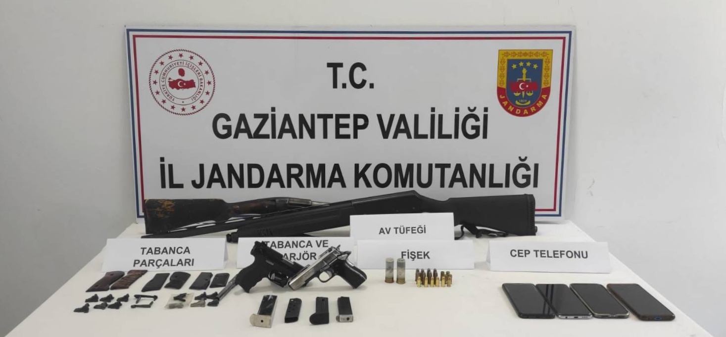 Gaziantep'te silah kaçakçılığına 3 tutuklama