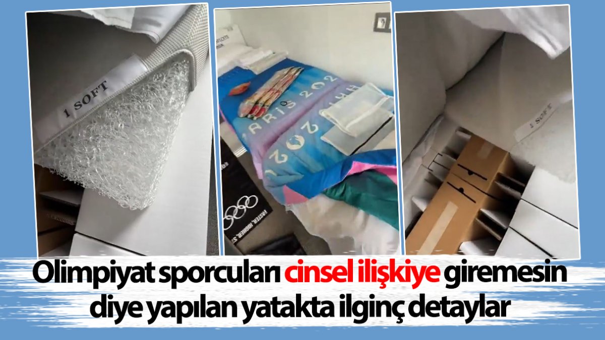 Olimpiyat sporcuları cinsel ilişkiye giremesin diye yapılan yatakta ilginç detaylar