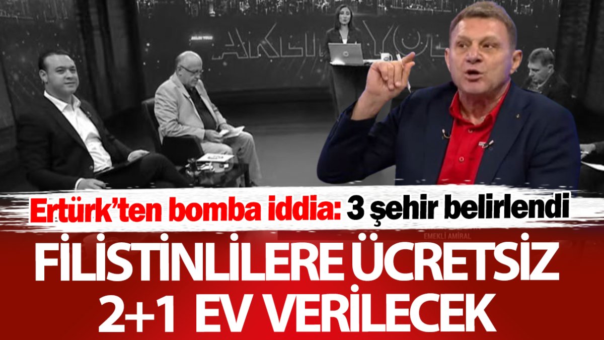 Türkiye’ye getirilen Filistinlilere ücretsiz 2+1 ev verilecek! 3 şehir belirlendi