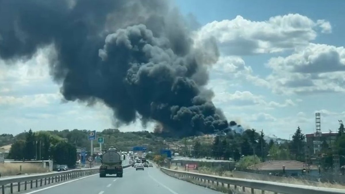 Tekirdağ’da korkutan yangın