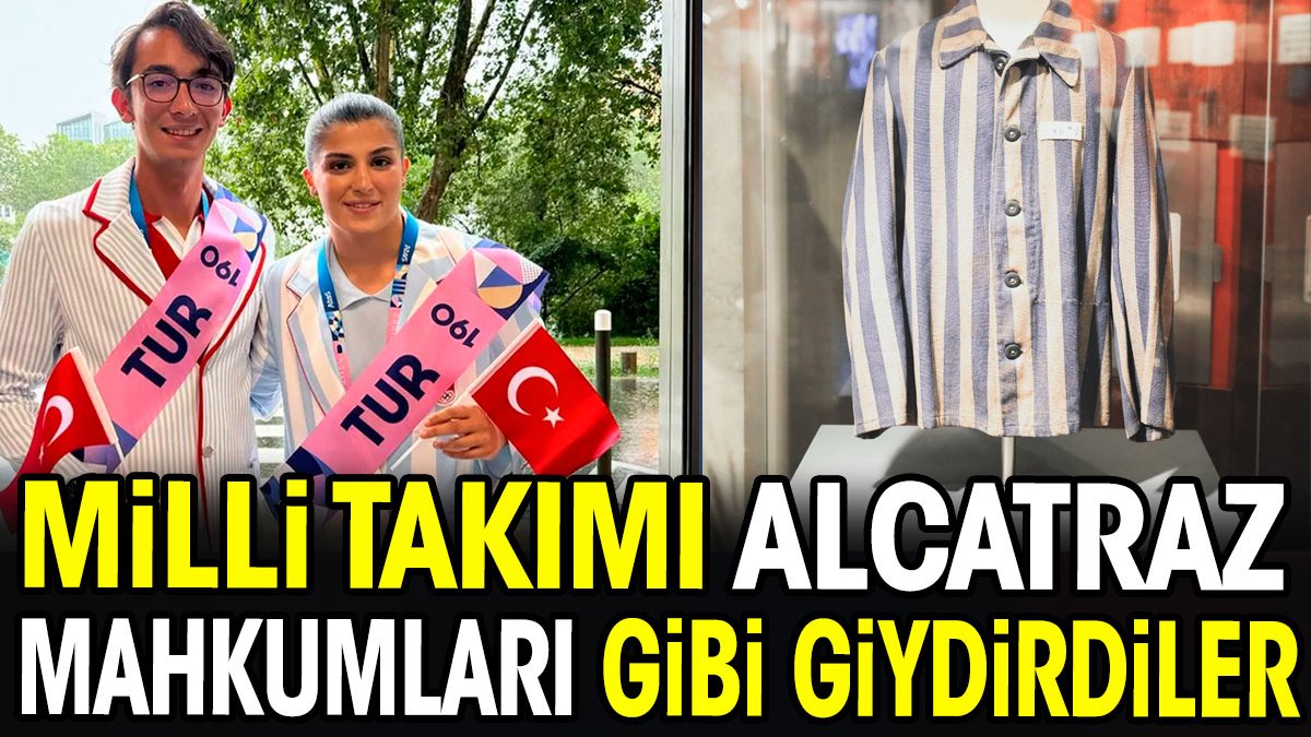 Milli takımı Alcatraz mahkumları gibi giydirdiler