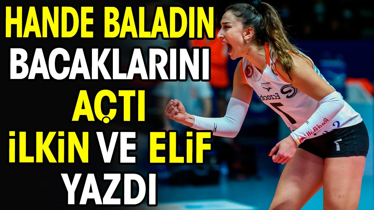 Hande Baladın bacaklarını açtı İlkin ve Elif yazdı