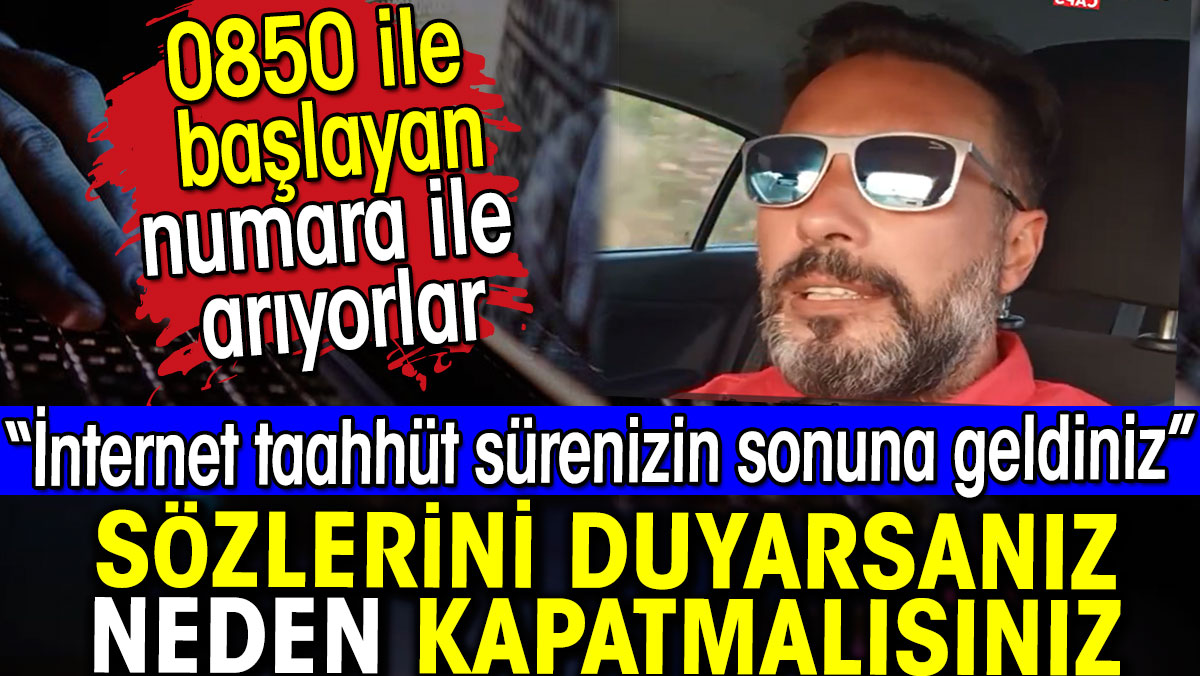 0850 ile başlayan numara ile arıyorlar. Bu sözleri duyarsanız telefonu neden kapatmalısınız?