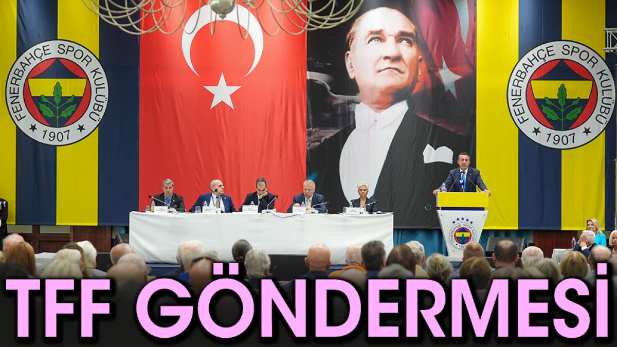 Hacıosmanoğlu'na Fenerbahçe göndermesi