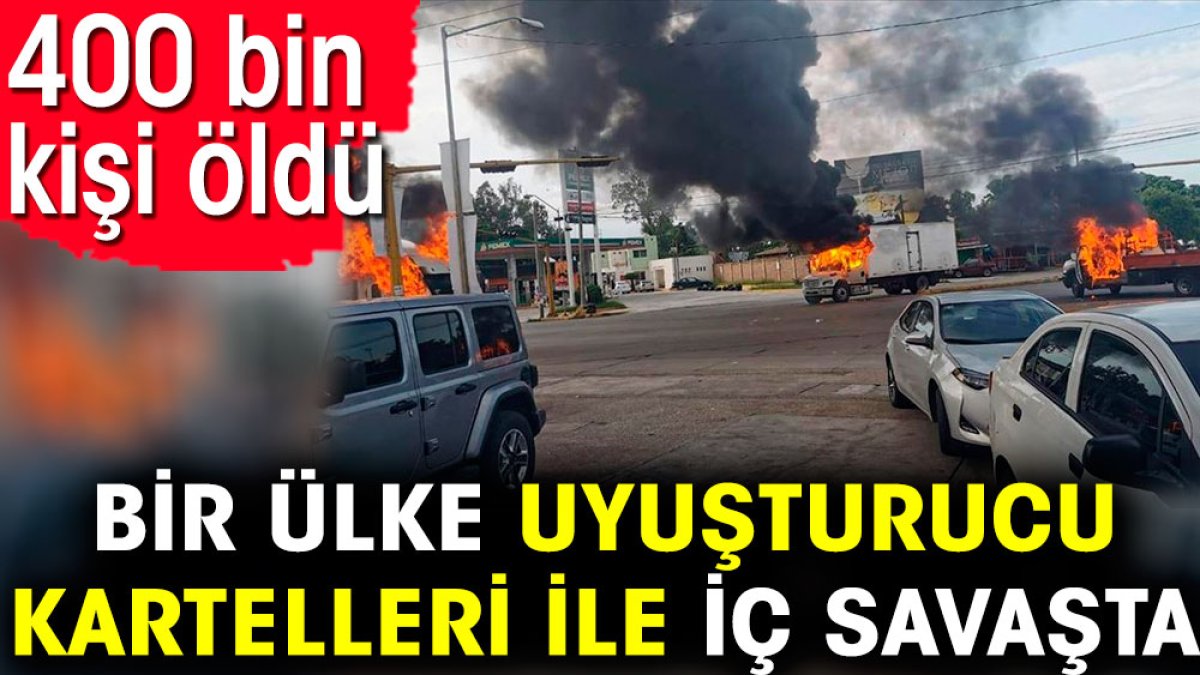 Bir ülke uyuşturucu kartelleri ile iç savaşta. 400 bin kişi öldü