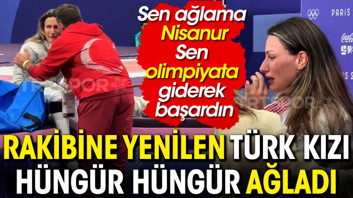 Rakibine yenilen Türk kızı hüngür hüngür ağladı