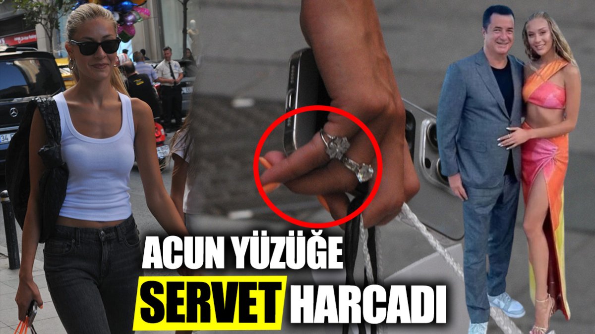 Acun Ilıcalı yüzüğe servet harcadı