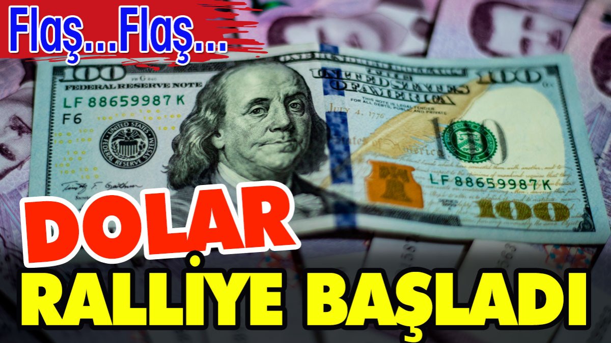 Flaş...Flaş...Dolar ralliye başladı