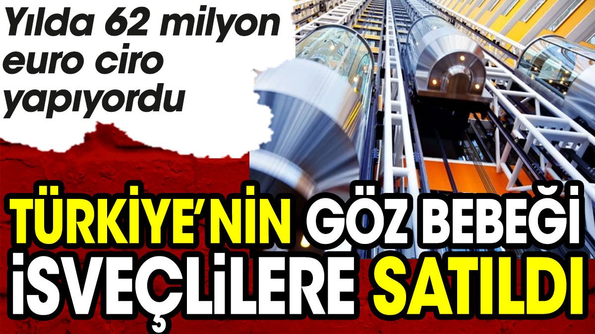 Türkiye'nin göz bebeği İsveçlilere satıldı. Yıllık 62 milyon euro ciro yapıyordu