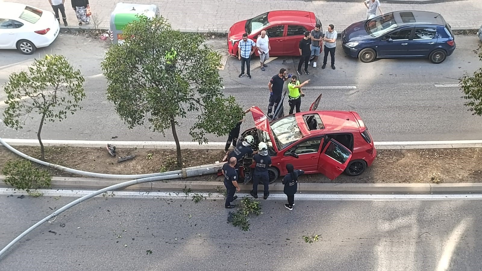 Samsun’da feci kaza