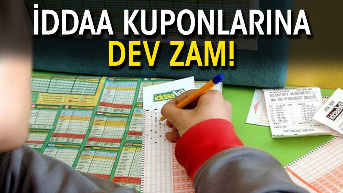 İddaa kuponlarına dev zam!