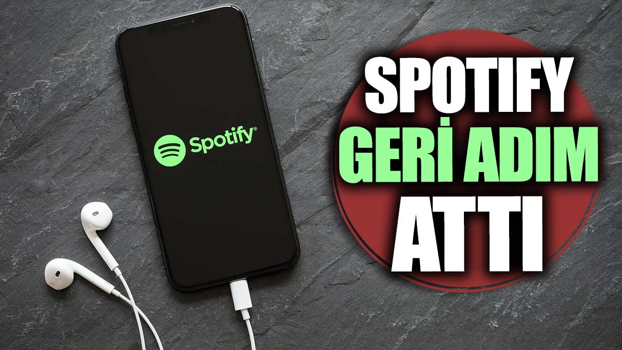 Spotify geri adım attı