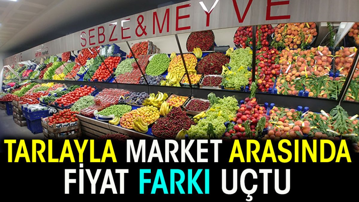 Tarla ile market arasında fiyat farkı uçtu