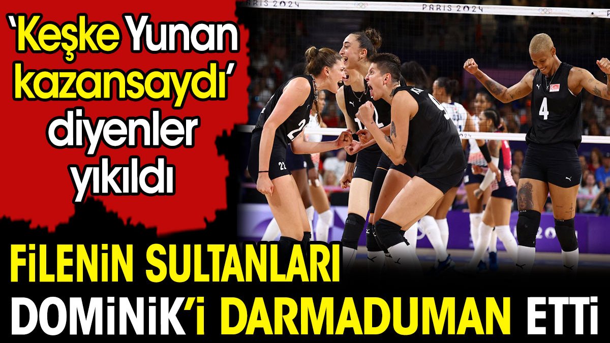 Filenin Sultanları Dominik'i darmaduman etti