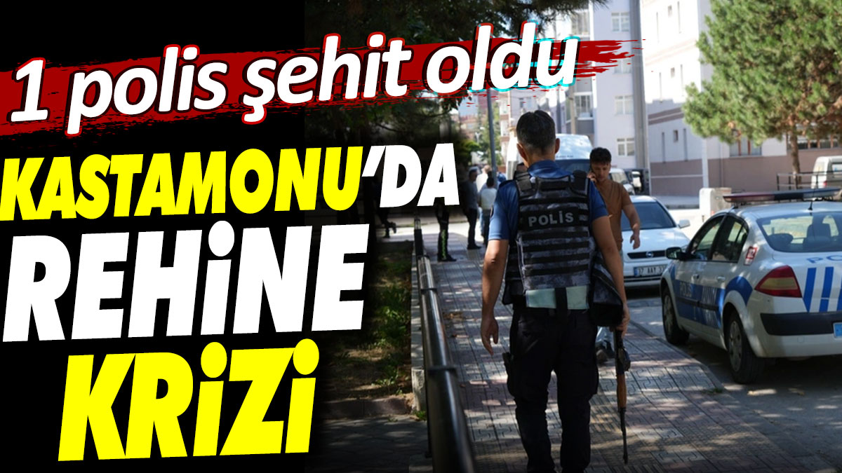 1 polis şehit oldu. Kastamonu’da rehine krizi