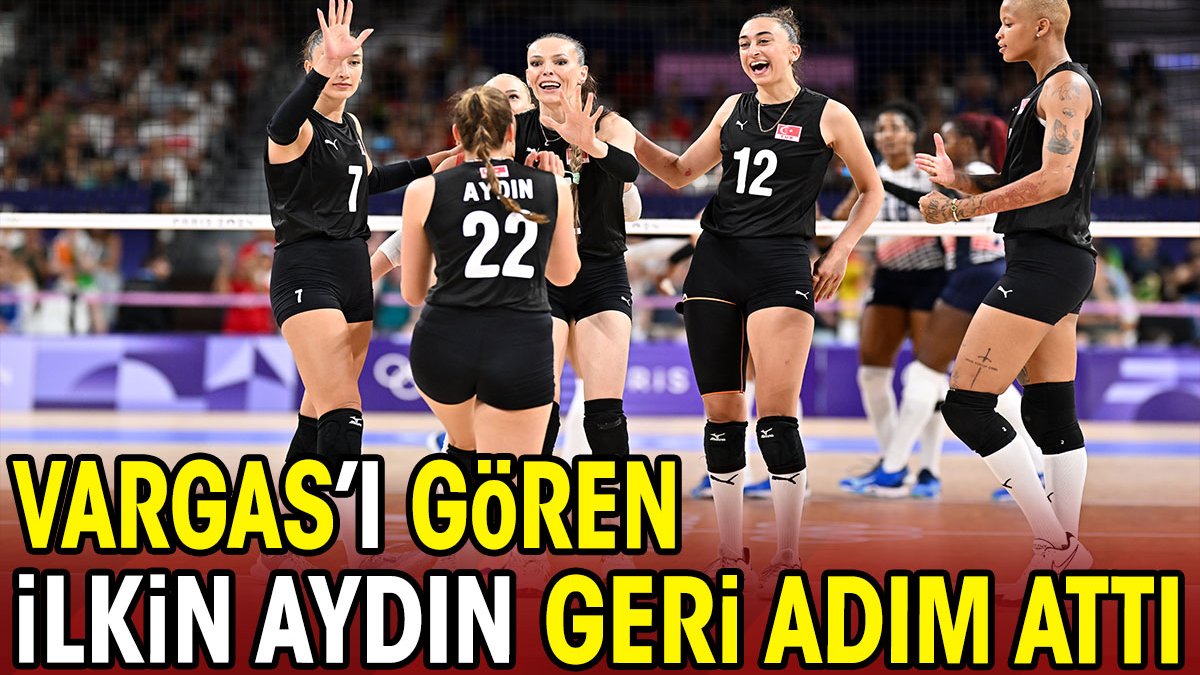 Vargas'ı gören İlkin Aydın anında geri adım attı