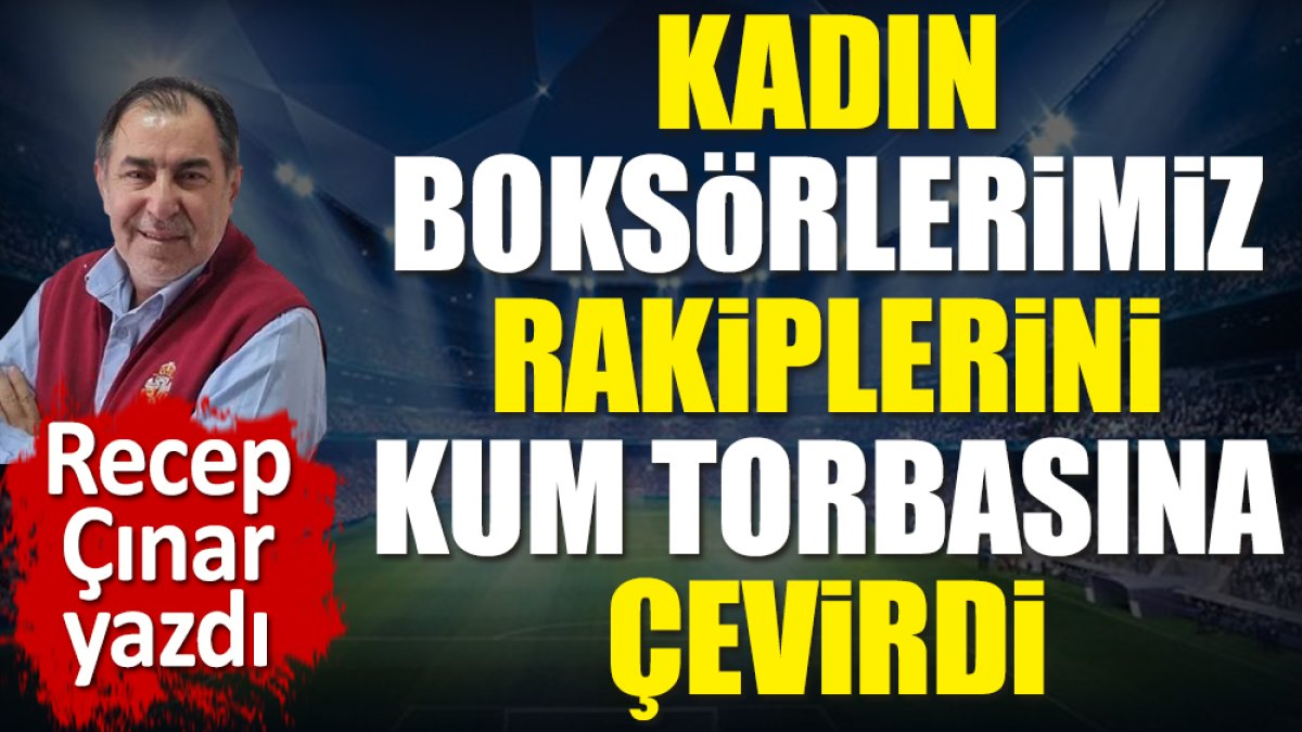 Kadın boksörlerimiz rakiplerini kum torbasına çevirdi