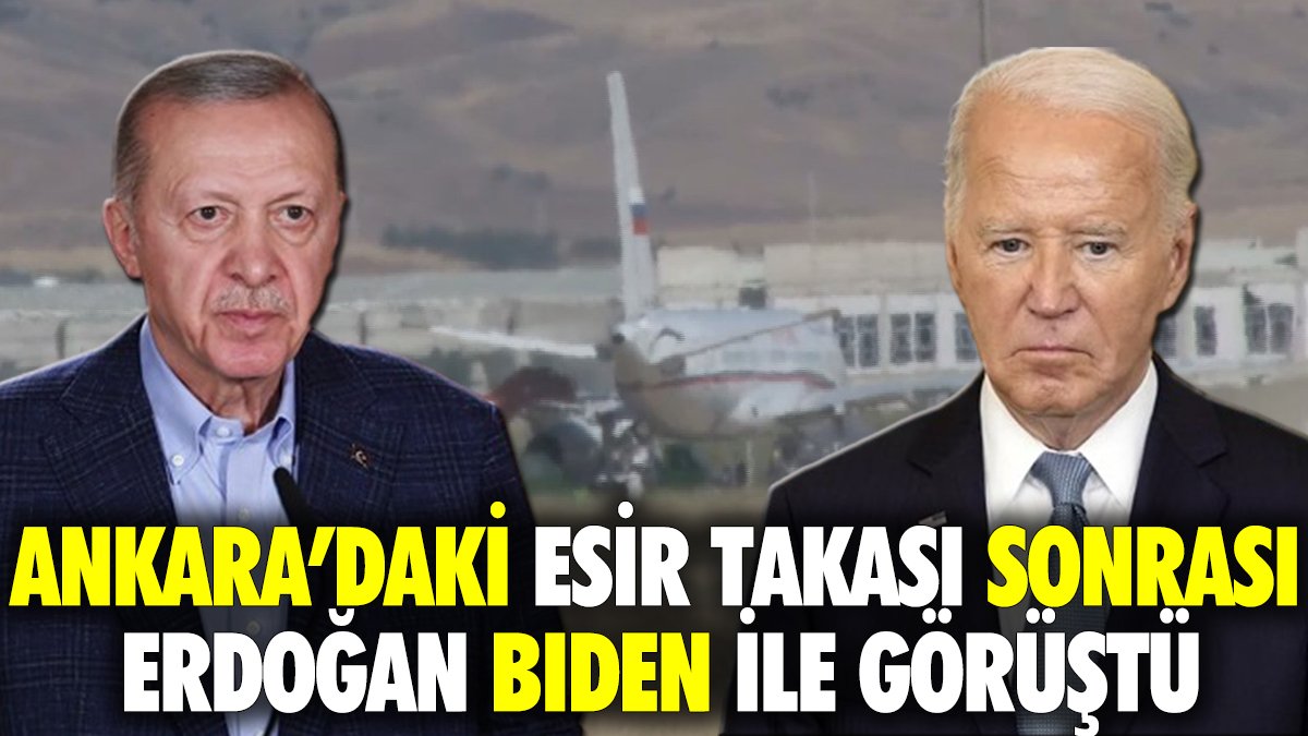 Kritik takas sonrası Erdoğan ile Biden görüştü