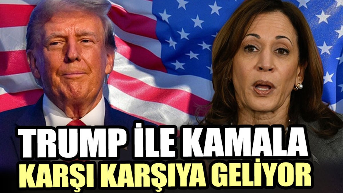 Trump ile Kamala karşı karşıya geliyor