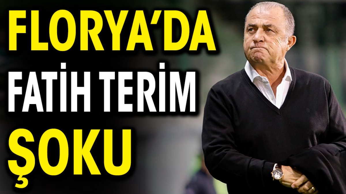 Florya'da Fatih Terim şoku