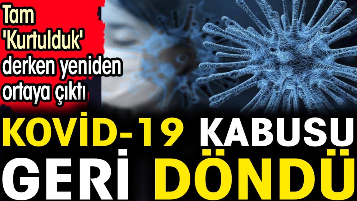 Kovid-19 kabusu geri döndü. Tam 'kurtulduk' derken yeniden ortaya çıktı