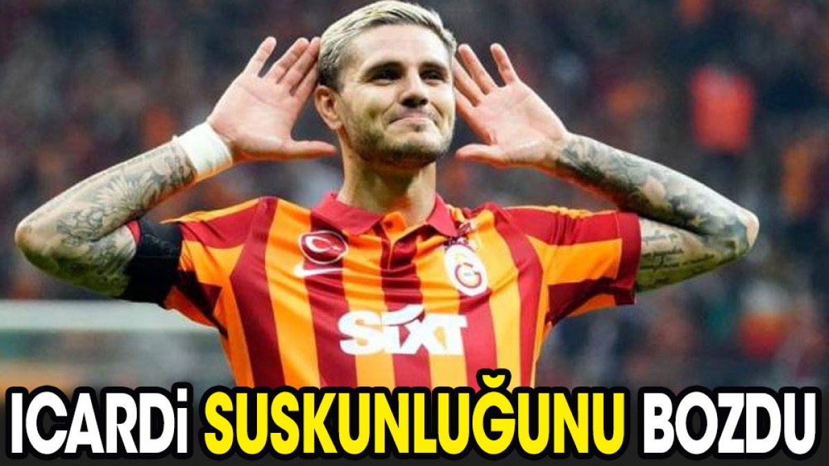 Icardi suskunluğunu bozdu