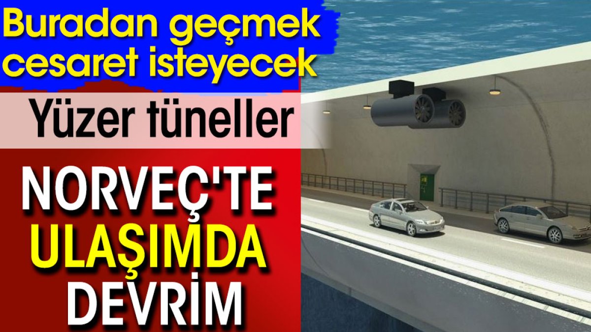 Norveç'te ulaşımda devrim. Araçla buradan geçmek cesaret isteyecek