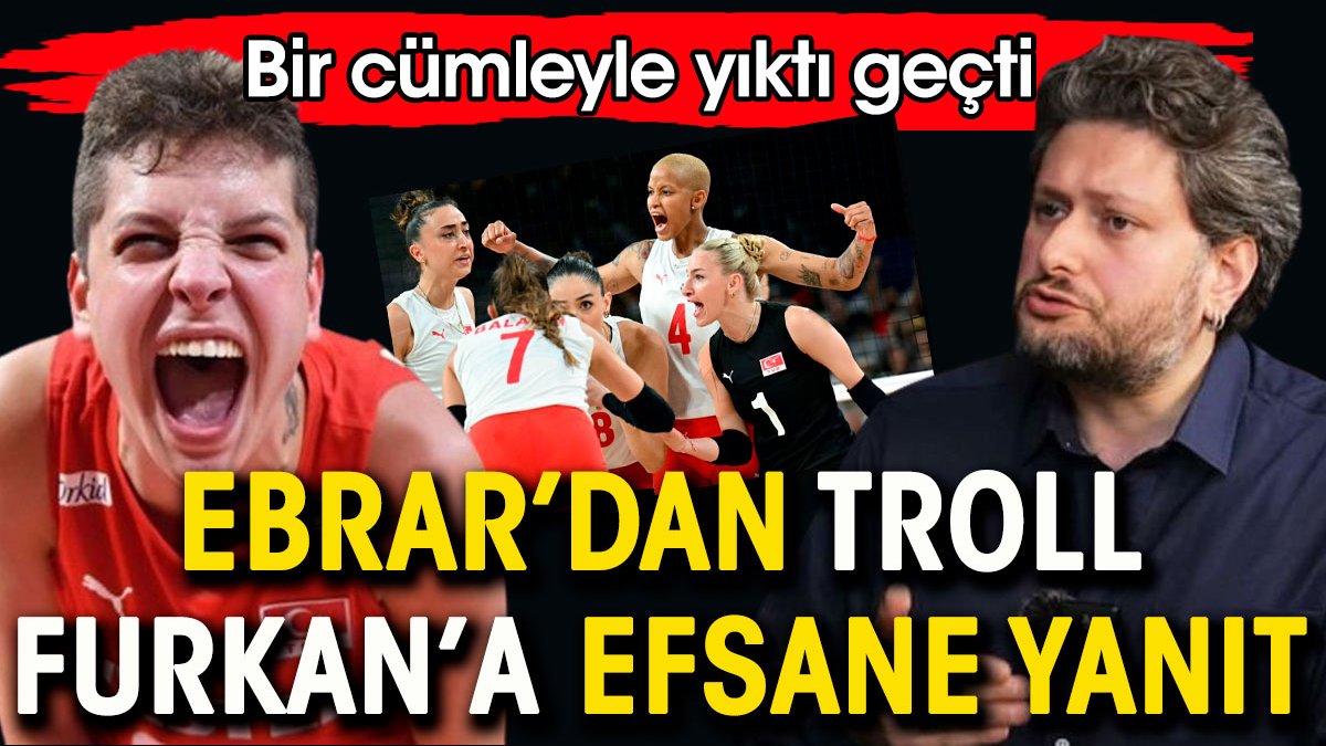 Ebrar Karakurt’tan kendisine 'provokatör' diyen troll Furkan Bölükbaşı’na efsane yanıt