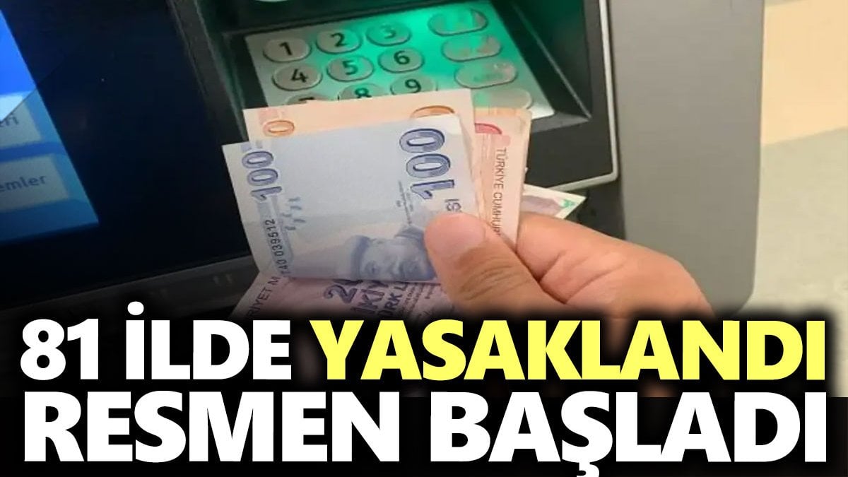 Bütün emeklilere yasaklandı! 81 ilde bugün resmen başladı