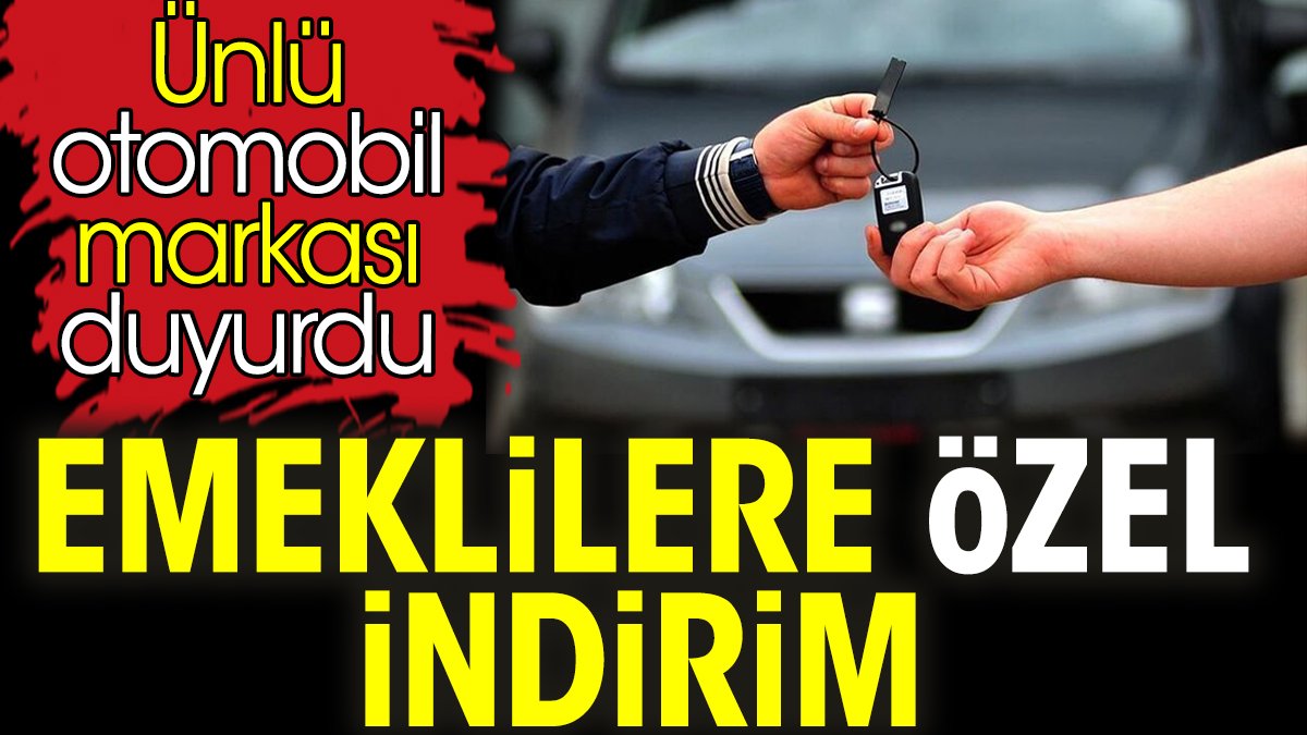 Kocaeli'de bir KIA bayisi emeklilere indirim kampanyası başlattı