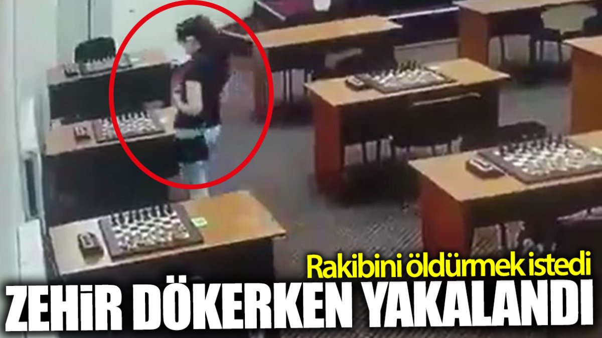 Zehir dökerken yakalandı! Rakibini öldürmek istedi