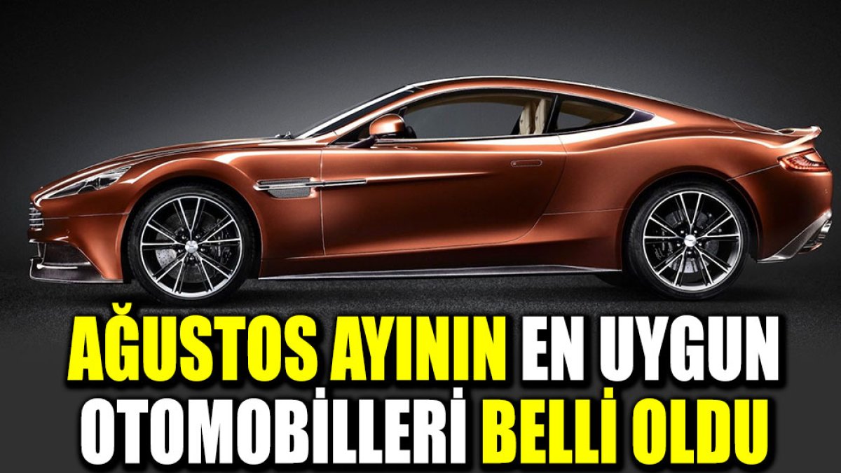 Ağustos ayının en uygun otomobilleri belli oldu