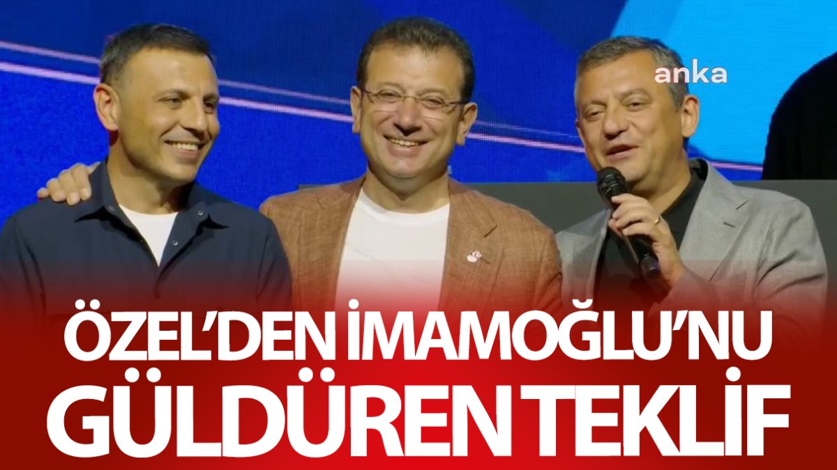 Özgür Özel'den Ekrem İmamoğlu'nu güldüren teklif