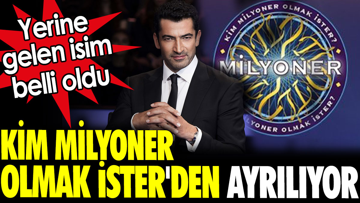 Kenan İmirzalıoğlu Kim Milyoner Olmak İster'den ayrılıyor. Yerine gelen isim belli oldu