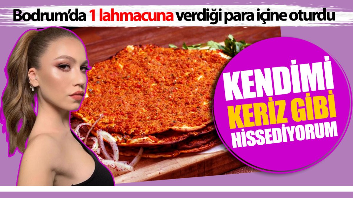 Bodrum’da 1 lahmacuna verdiği para içine oturdu