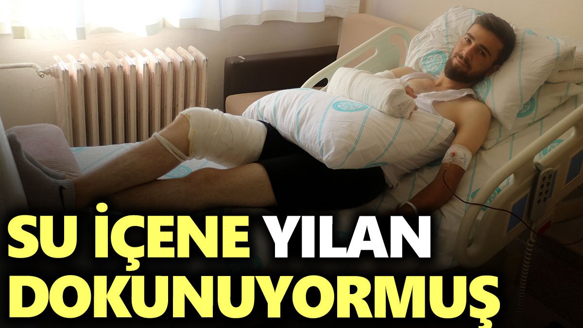 Su içene yılan dokunuyormuş