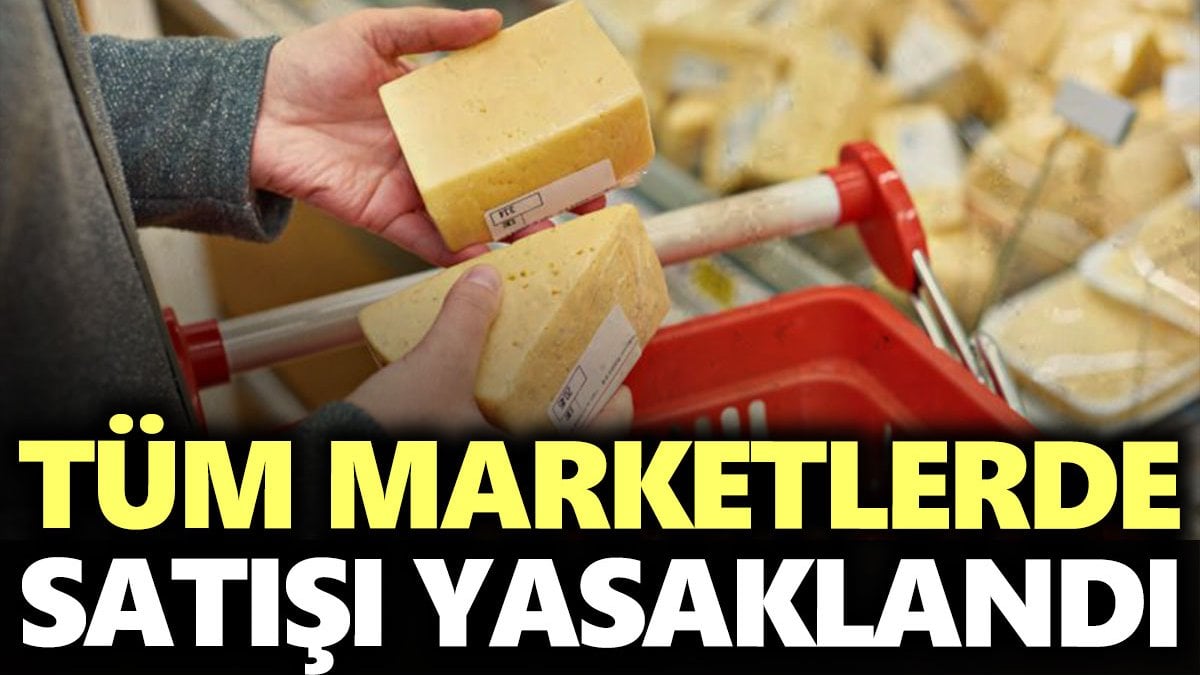 Tüm marketlerde satışı yasaklandı! Bugün resmen başladı