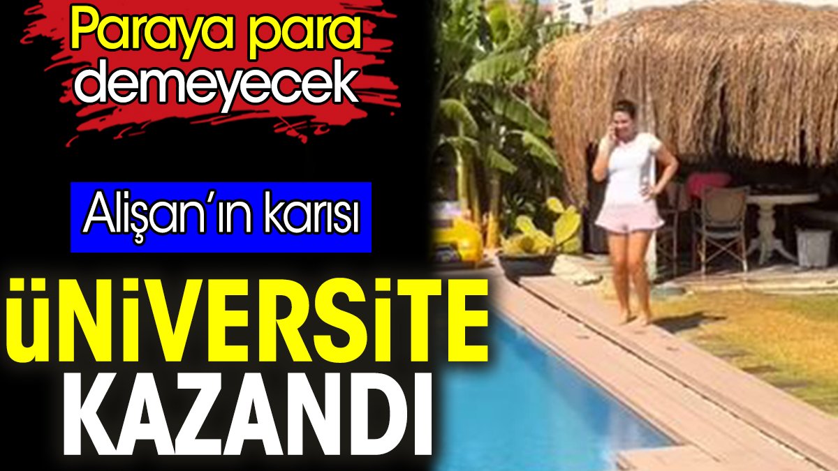 Alişan'ın karısı üniversite kazandı. Paraya para demeyecek